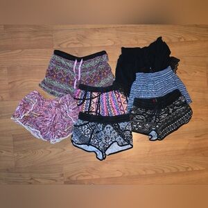 Various Lightweight Girls Shorts Bottoms Set Of 12 Sz Large 10-12